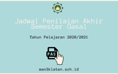 26 November, PAS Gasal Dimulai