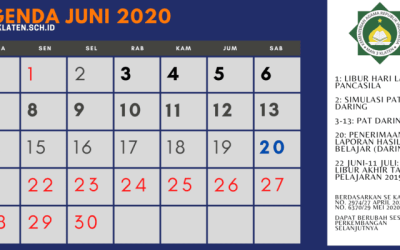 Inilah Agenda Penting Juni 2020