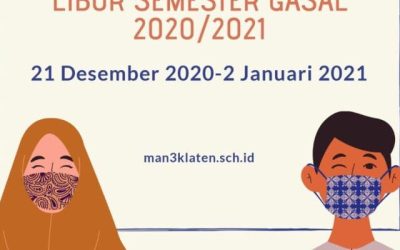 Libur Akhir Semester Gasal hingga 2 Januari 2021
